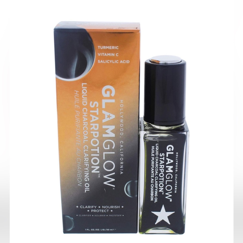 New In Box, Never Opened GLAMGLOW Starpotion Liquid Charcoal Oil